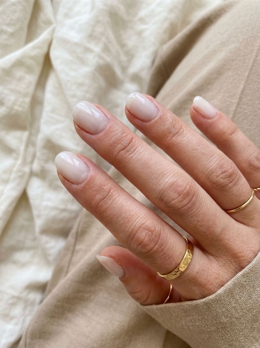 Milky Gel Nägel als Gel Nägel Sommer Inspiration 2026